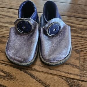 Softstar T10 Toddler Shoes Leather Purple Slipon Size 10